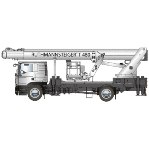 Ruthmann Steiger T 480 Seitenansicht