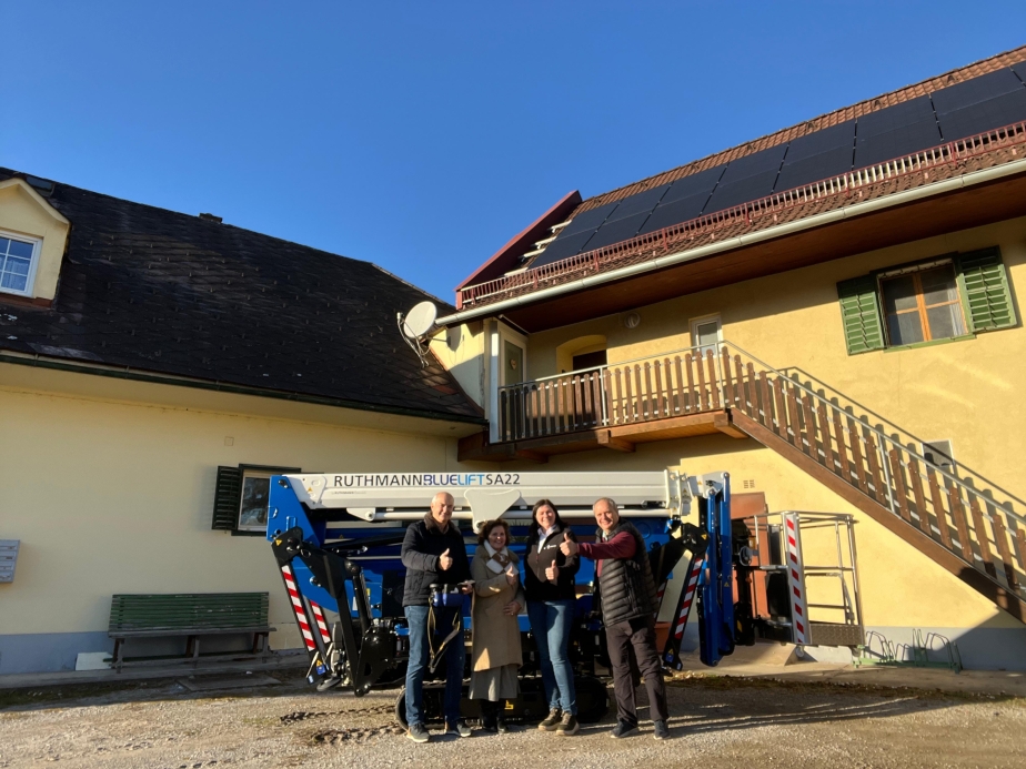 Ruthmann Bluelift SA 22 übergabe
